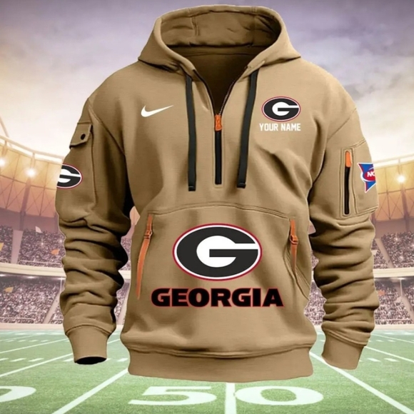 Unique Georgia Bulldog Hoodie - Picture 1 of 9